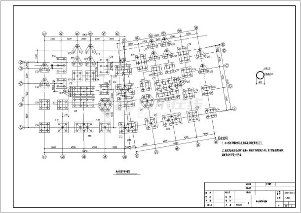 高层全套建筑结构设计方案CAD图纸-图一