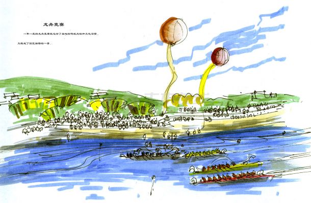 木兰山旅游区规划设计手绘图【9张JPG】-图一