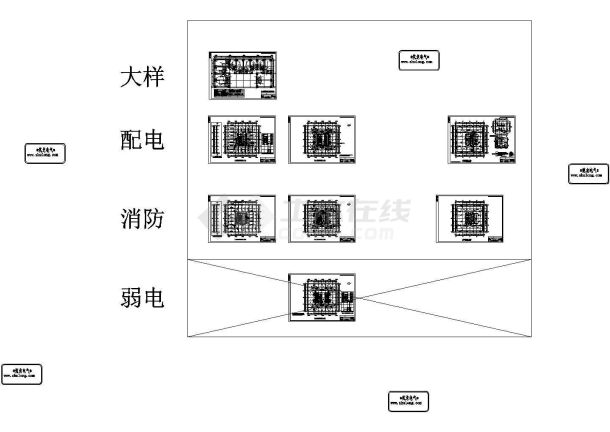 [宁夏]城市标志商业综合体电气施工图纸-图二