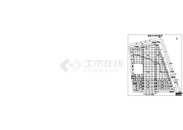 石材城部分钢结构设计条件CAD图纸-图二