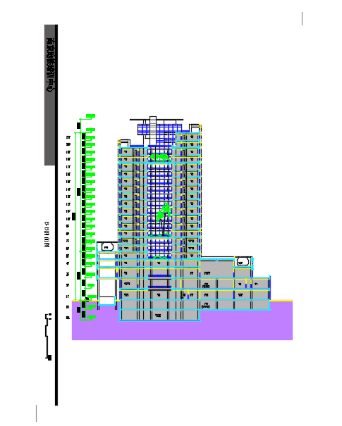 某地地铁培训中心建筑设计施工方案含效果图_图1