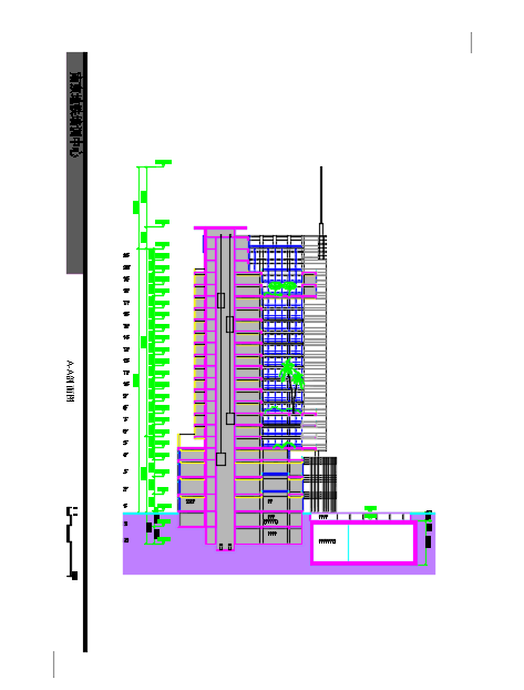 某地地铁培训中心建筑设计施工方案含效果图-图二