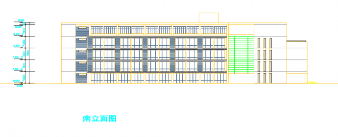 某信息职业技术学院仙林校区单体建筑方案设计_图1
