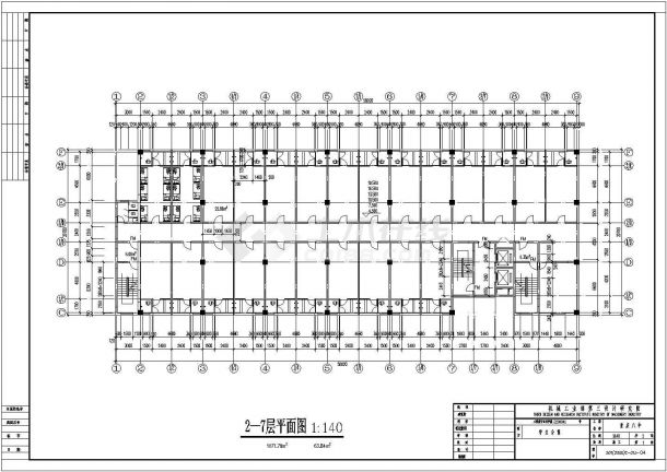 某地小型学生宿舍建筑设计方案图-图二