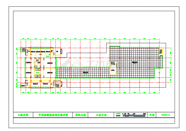 某地检验检疫综合楼建筑设计方案含效果图-图一