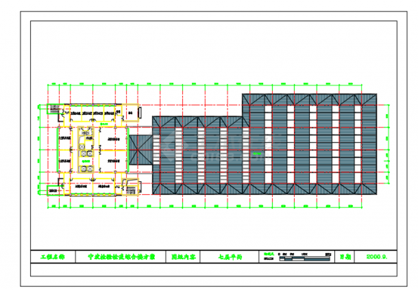 某地检验检疫综合楼建筑设计方案含效果图-图二