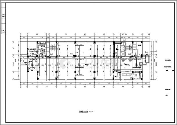 某市电子信息平台扩展改造工程给排水施工图-图一