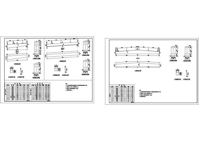 某2161平米24m总跨门式刚架钢结构厂房设计cad全套结施图【含设计说明，含建筑设计，含电气设计，19个CAD文件】_图1