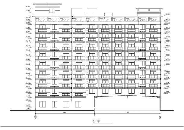 某地小型单身公寓建筑设计方案图-图二