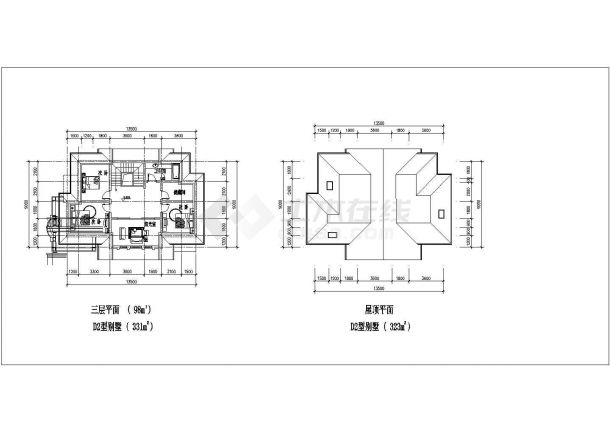 某地简单大方的别墅建筑设计方案图-图二