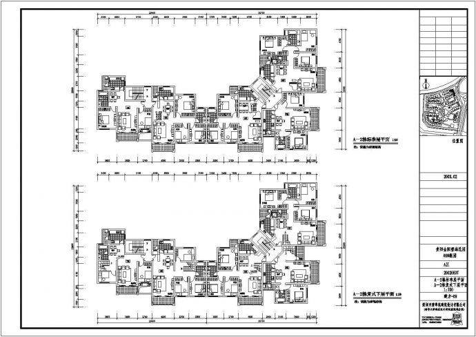 某地高校公寓楼建筑设计方案图_图1