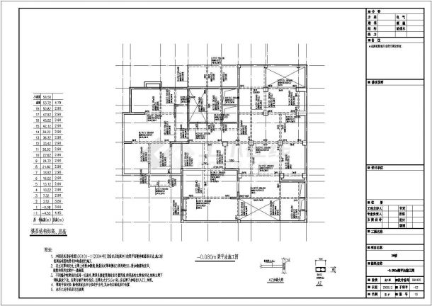某地十七层框剪结构住宅楼结构施工图（含设计说明）-图一