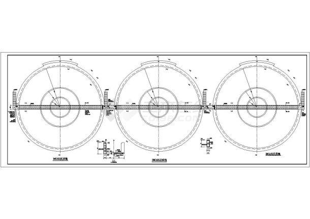 某32米直径CASS生化池结构设计施工图-图一