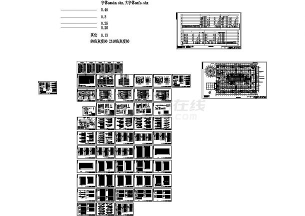 [方案][浙江]杭州月星家居多层家居建材市场电气设计图-图一