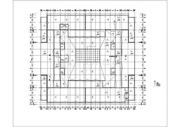 大型超市建筑设计方案及施工全套CAD详图-图一