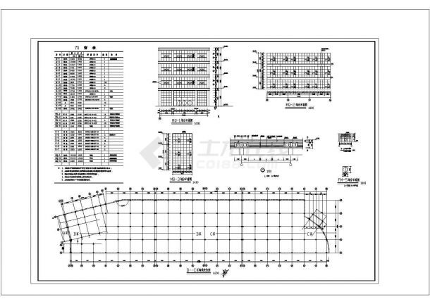 大型商场建筑设计方案及施工全套CAD图-图一
