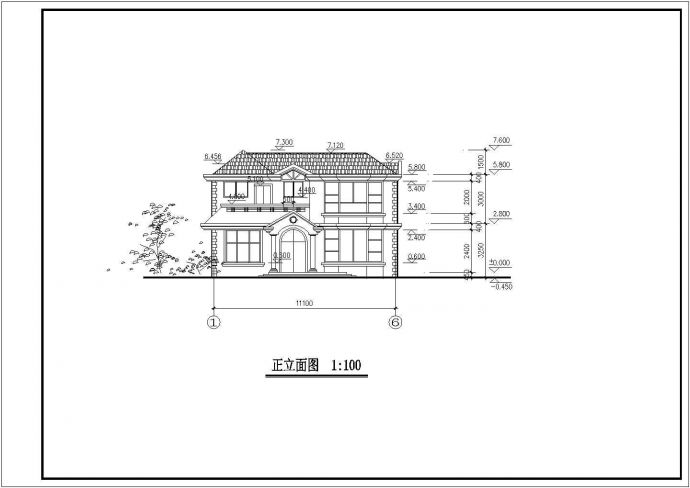 简单实用的别墅设计方案图（共4张）_图1