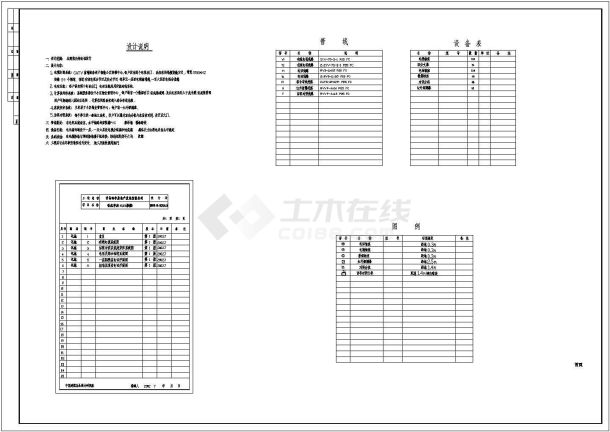 某地区普通住宅楼强弱电设计CAD施工图纸-图二