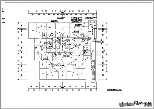 某地区三十层住宅电气设计CAD施工图纸-图二