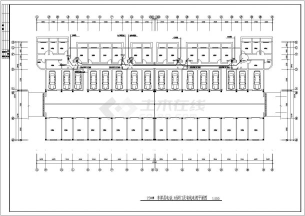 某地区住宅小区电气全设计CAD施工图纸-图二