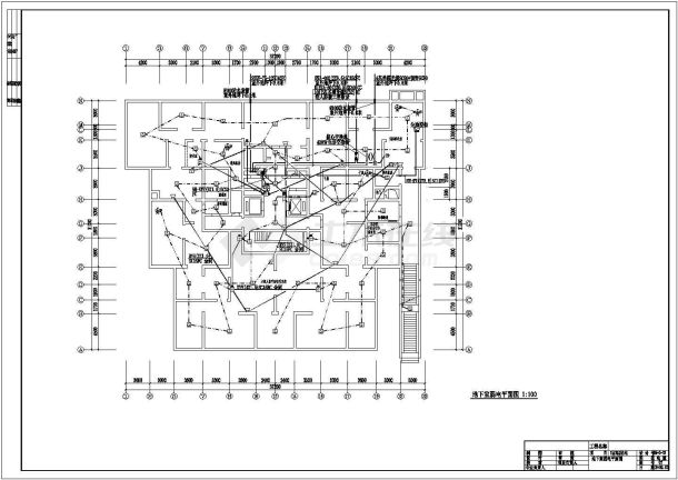 某地区某三十层住宅电气设计CAD施工图纸-图二