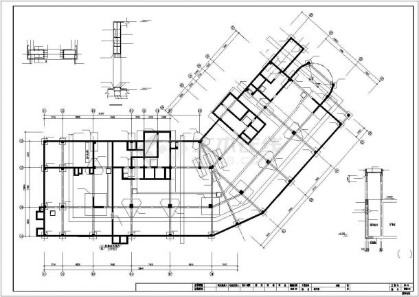 某地15层框剪住宅结构设计图（含设计说明）-图一