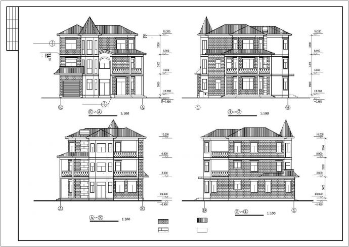 小型别墅建筑设计图纸_图1