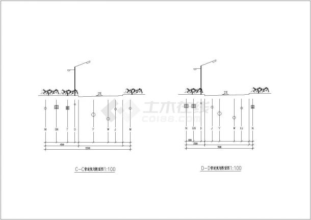 室外综合电气系统设计方案及施工全套CAD图纸-图二