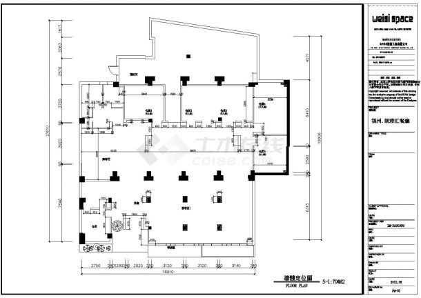 郎雅汇主题餐厅室内装修设计施工图（含效果）-图二