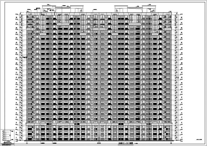 某地25层高层住宅楼建筑施工图（全套）_图1