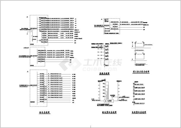 厂房车间电气设计方案CAD全套详图-图二