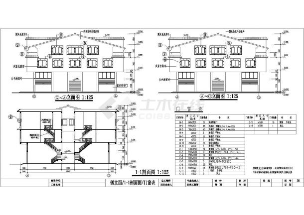 某大市场居住楼建筑设计CAD施工图-图二