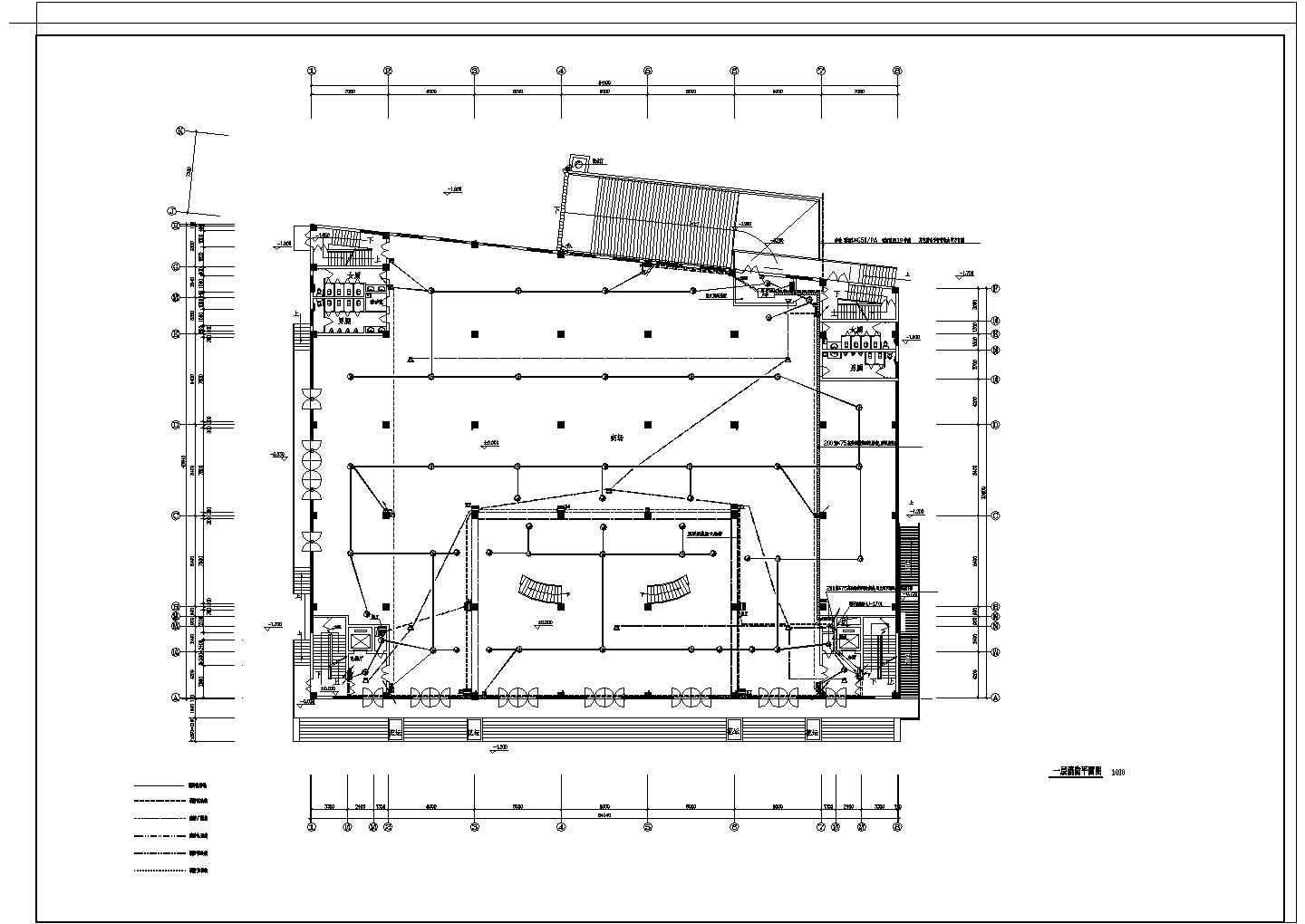 某地4层框架结构商场电气设计施工图