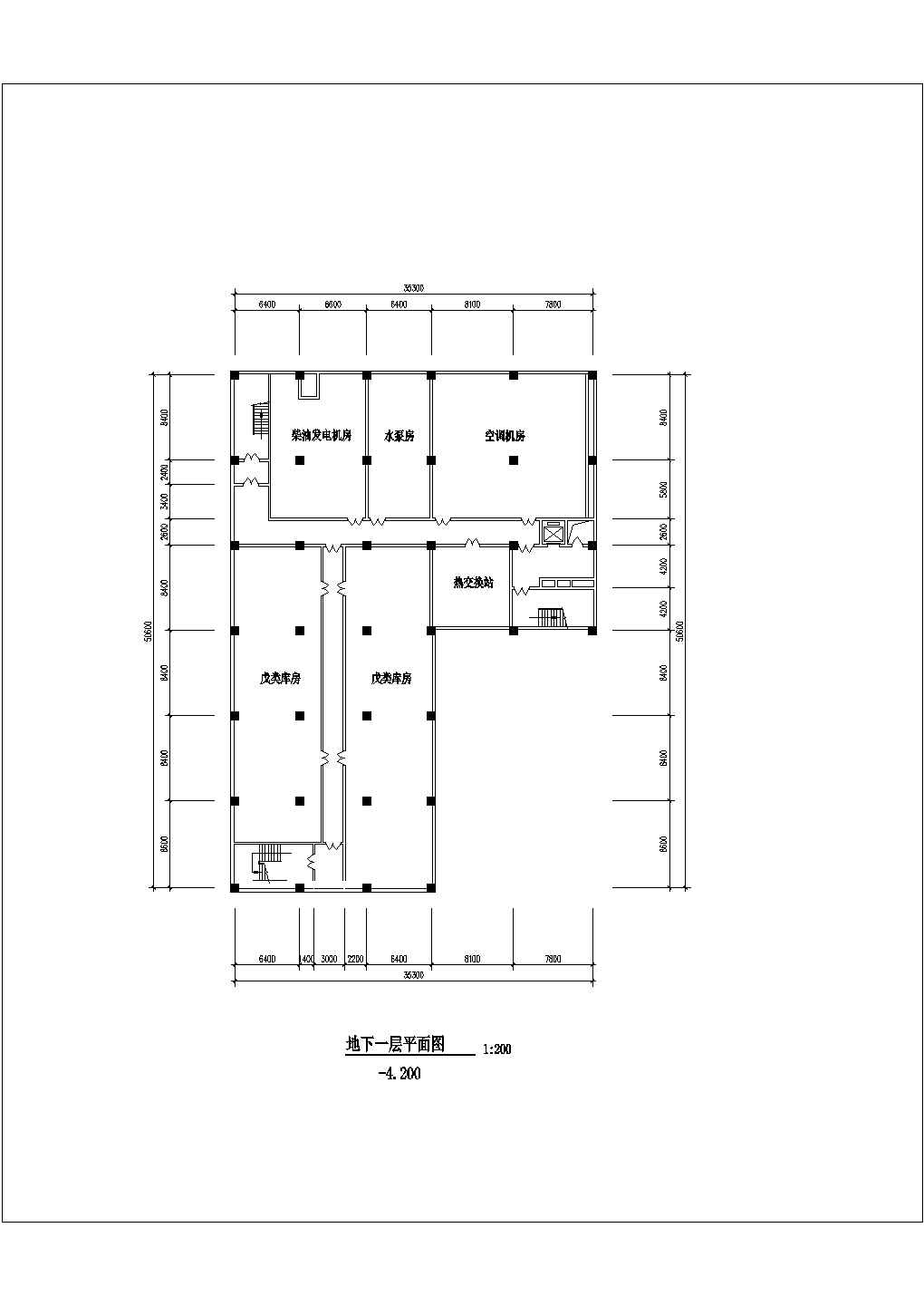 某商场建筑施工及设计方案全套CAD图