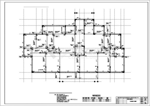 十二层剪力墙结构住宅楼结构施工图-图二
