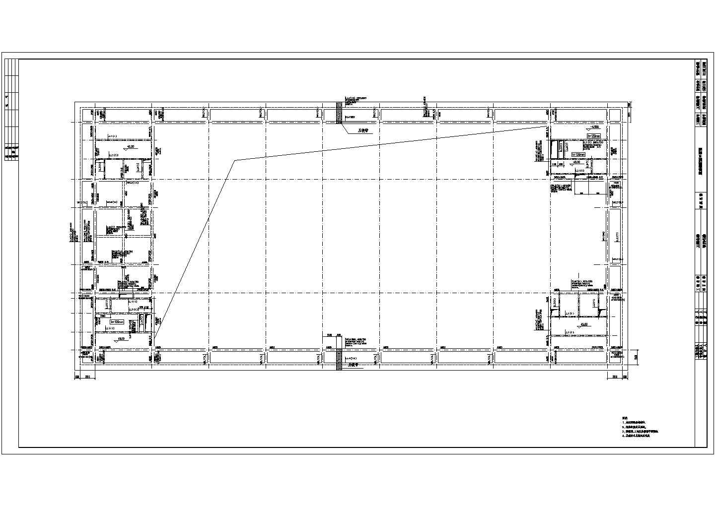 某地上10层框架结构业务技术与配套用房设计图