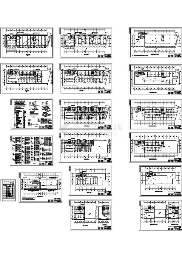 某七层金穗酒店电气设计施工CAD图纸-图一