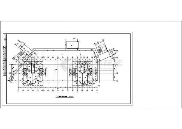 商业广场建筑设计方案及施工全套CAD图-图一