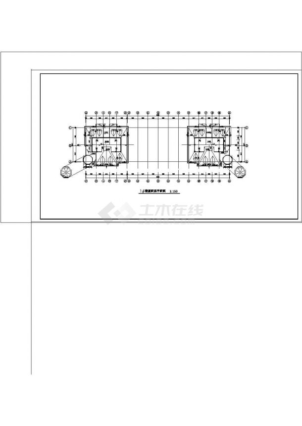 商业广场建筑设计方案及施工全套CAD图-图二