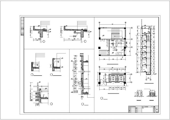 商务楼建筑设计方案及施工全套CAD图_图1