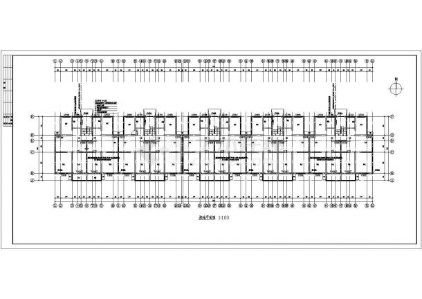 某地区五层住宅强弱电设计CAD施工图纸-图二