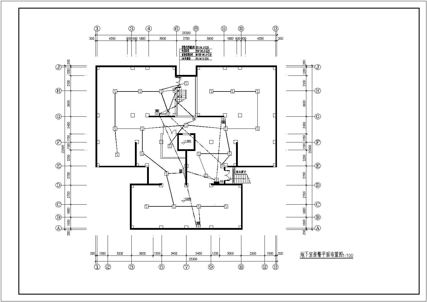 某地区十五层住宅楼电气消防设计CAD施工图纸