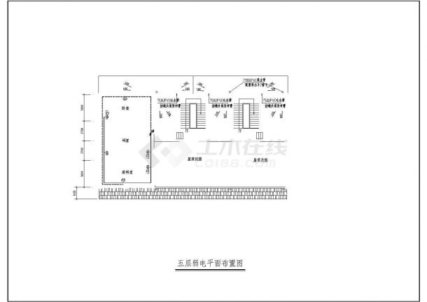 某地区私人住宅电气全套设计CAD施工图纸-图二