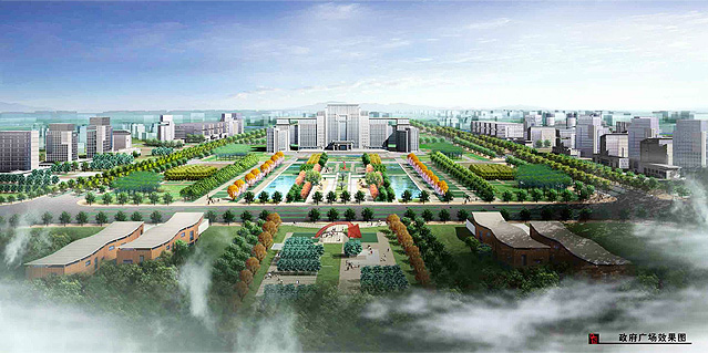 山东曲阜新区行政中心规划设计
