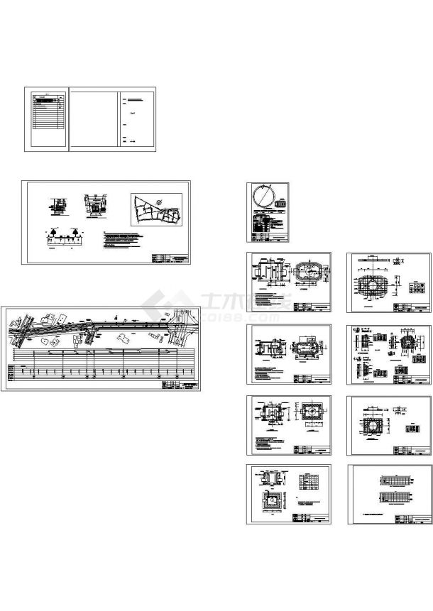 [四川]市政工程17条通信管线下地工程电气施工图纸209张-图一