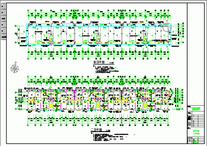 某市东江明珠花园建筑CAD设计施工图_图1