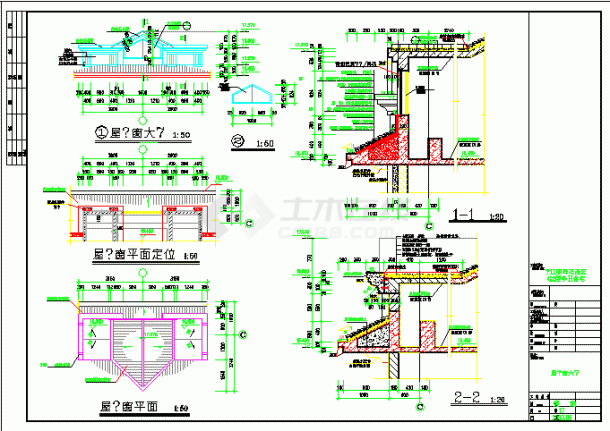 某市东江明珠花园建筑CAD设计施工图-图二