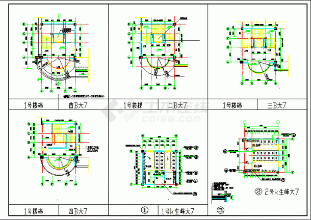 某市大型超市全套建筑CAD设计施工图-图二