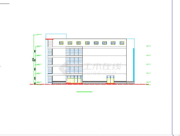 某商场建筑设计cad施工图（节点详细）-图二