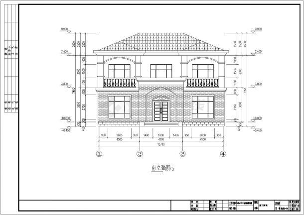 14米x12米二层钢结构别墅设计图（含设计说明）-图一